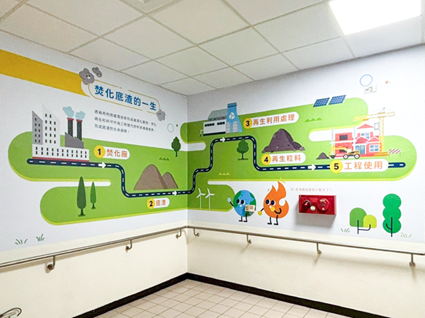 牆面設計案例｜環境教育展覽空間規劃｜崁頂資源回收廠｜芮森奈思